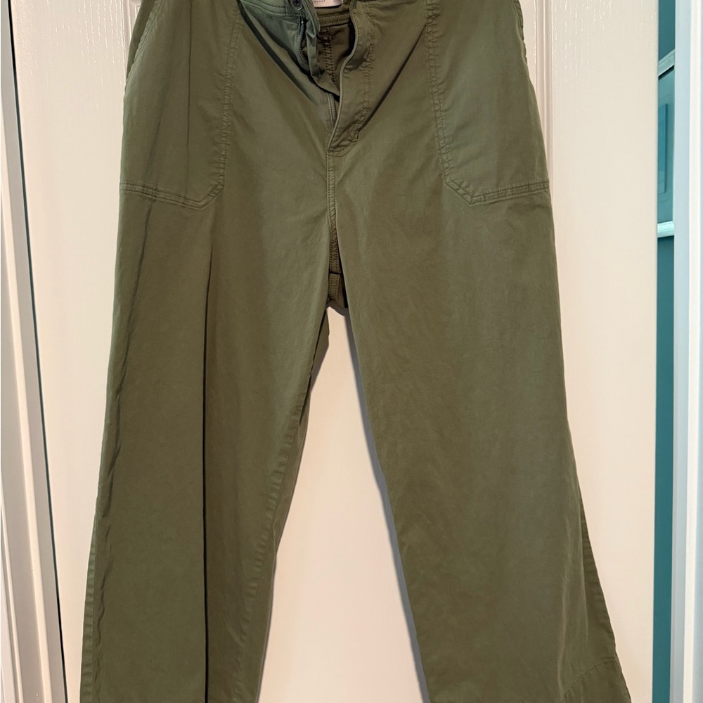 LC Lauren Conrad women’s  Sage high rise wide leg cropped Pants